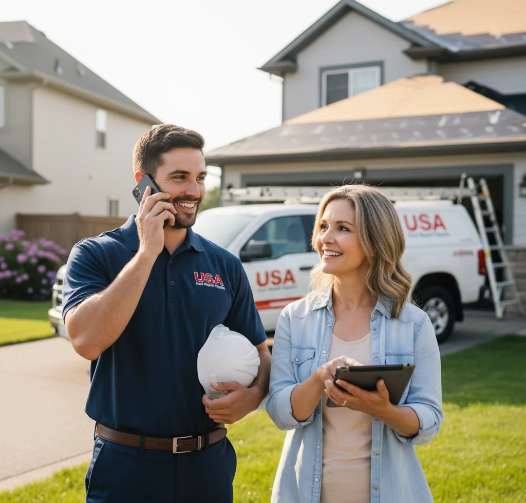 USA Roof Repair Experts customer support in Terra Alta